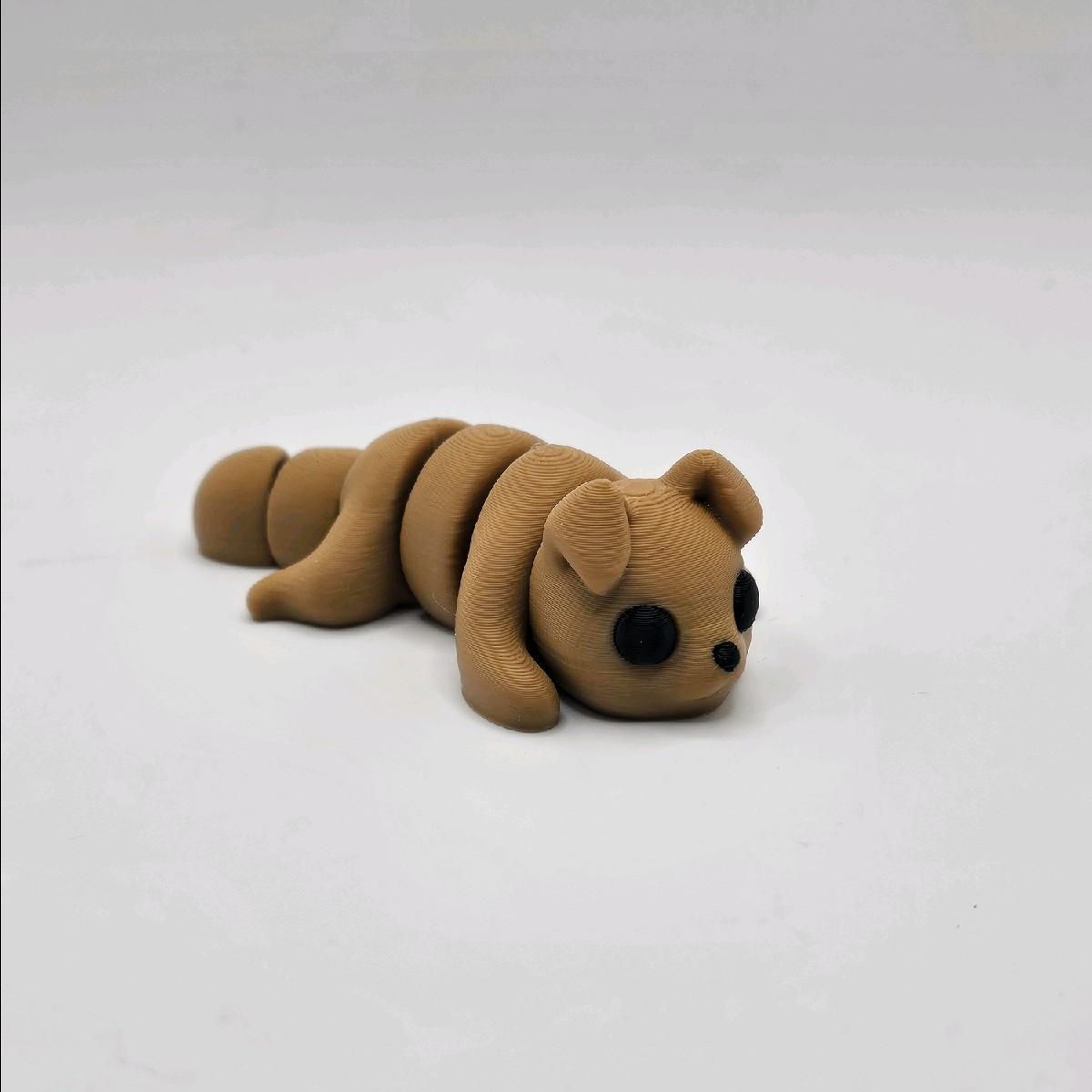 3D Printed Mini Animal Friends - Collectible Mini Figurines, Approximately 2 Inches Long, Plastic Material, Available in Various Colors