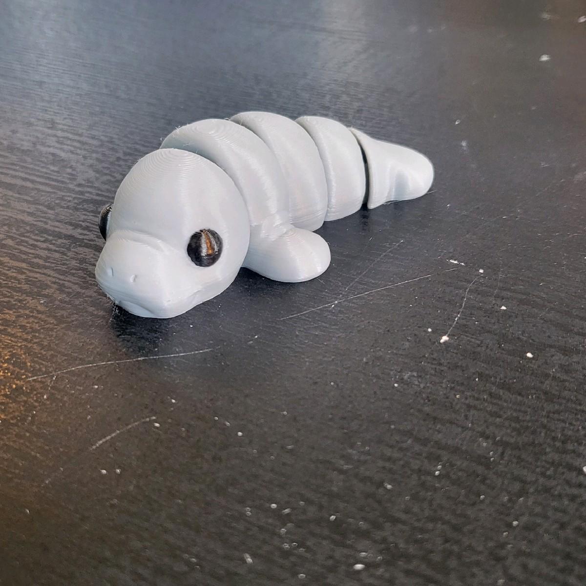 3D Printed Mini Animal Friends - Collectible Mini Figurines, Approximately 2 Inches Long, Plastic Material, Available in Various Colors