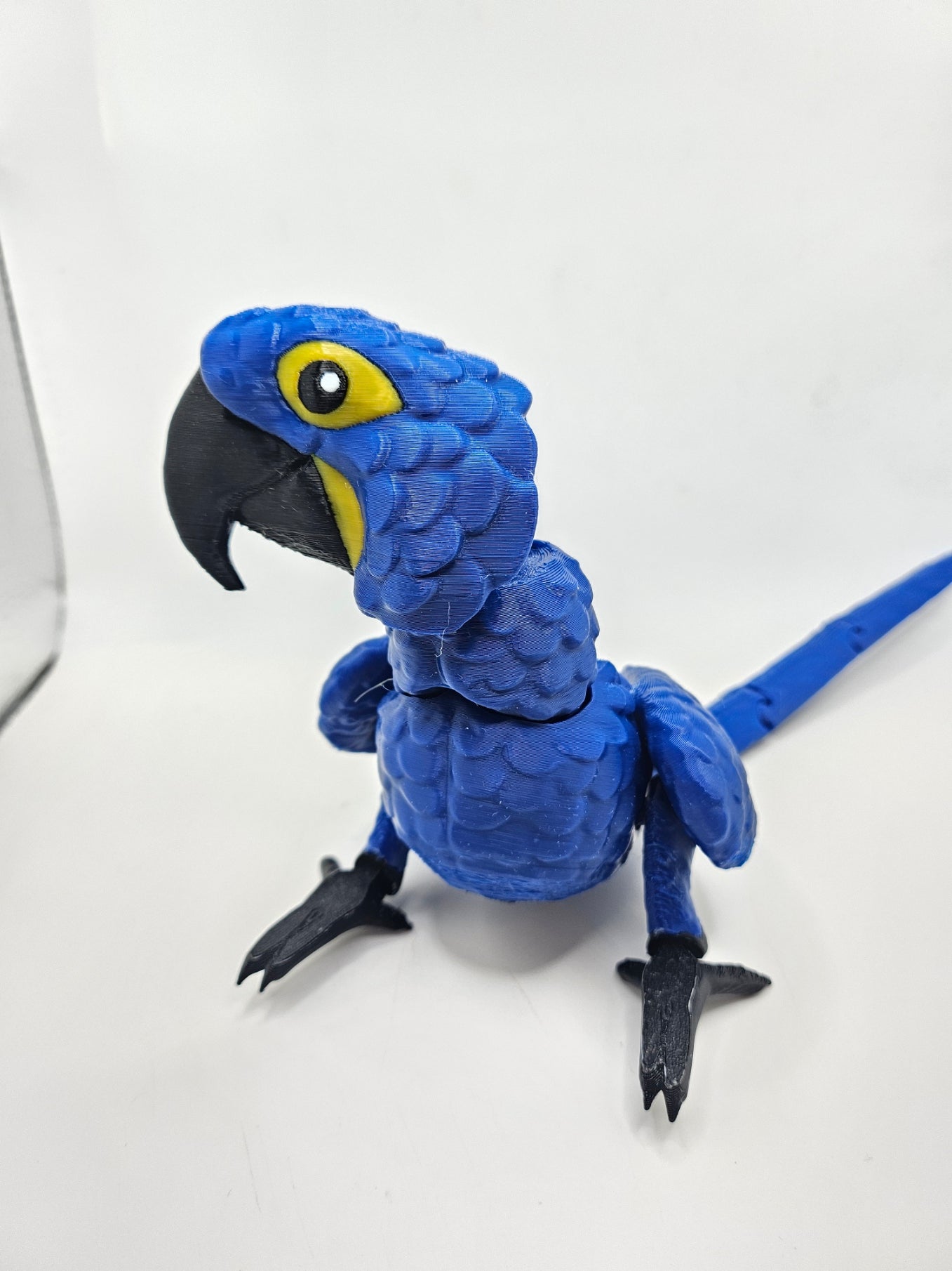 Articulated Bird Figurines and Keychains - 3d Printed with Unique Features and Expressive Features