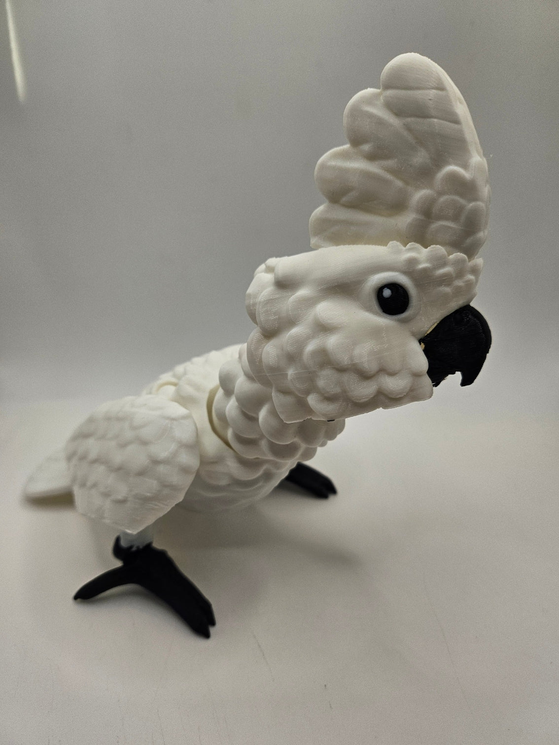 Articulated Bird Figurines and Keychains - 3d Printed with Unique Features and Expressive Features