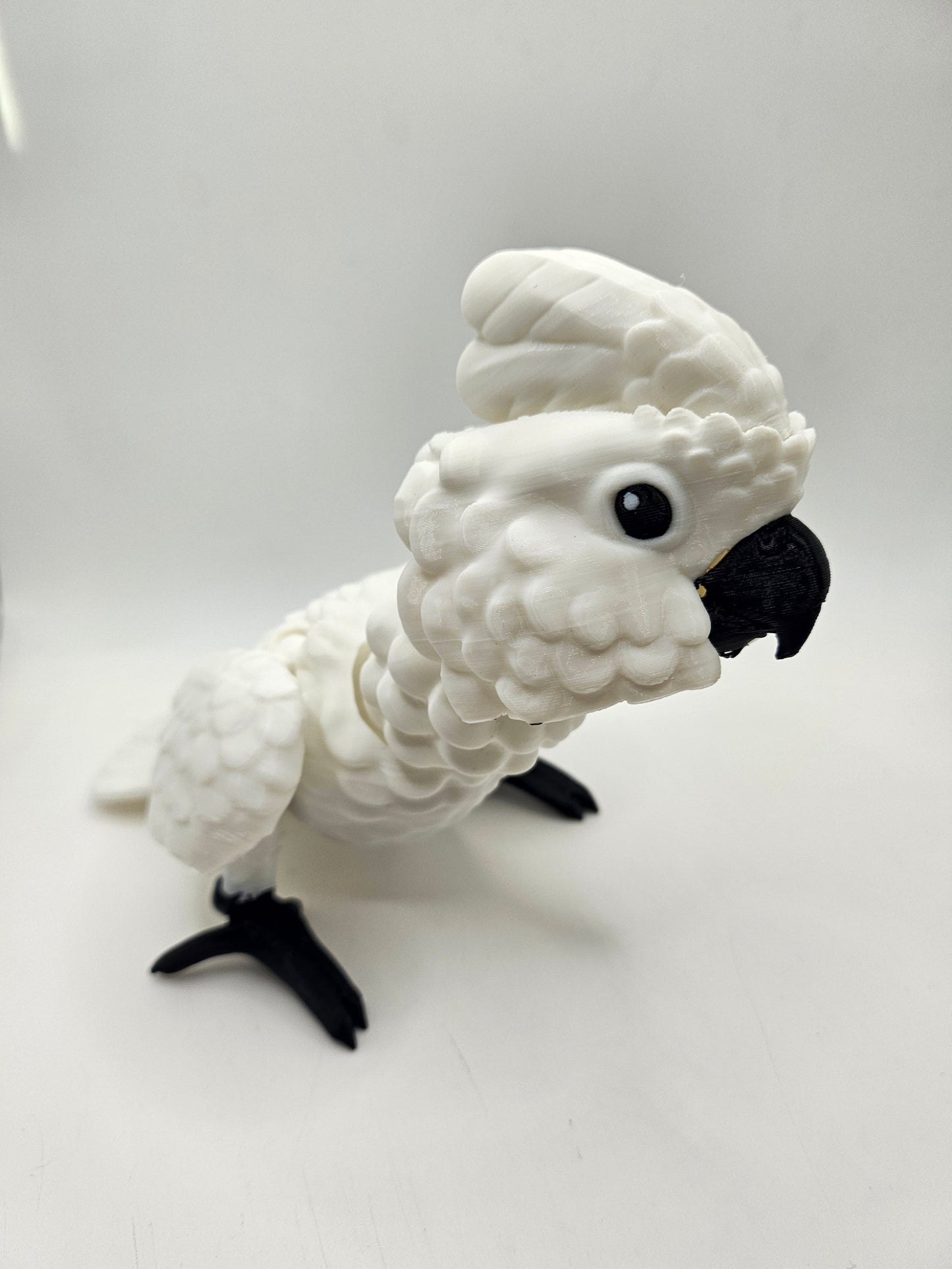 Articulated Bird Figurines and Keychains - 3d Printed with Unique Features and Expressive Features
