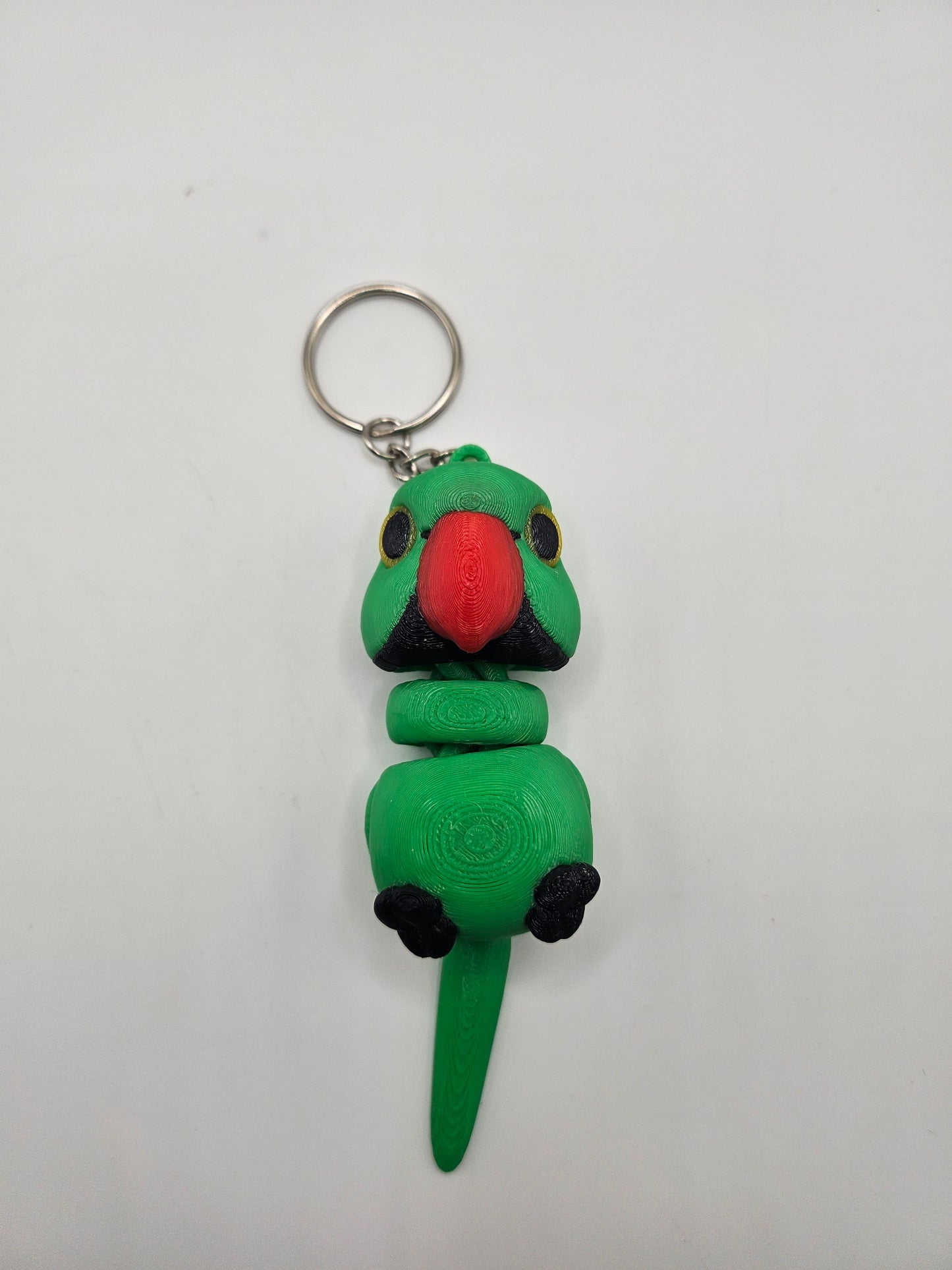 Articulated Bird Figurines and Keychains - 3d Printed with Unique Features and Expressive Features