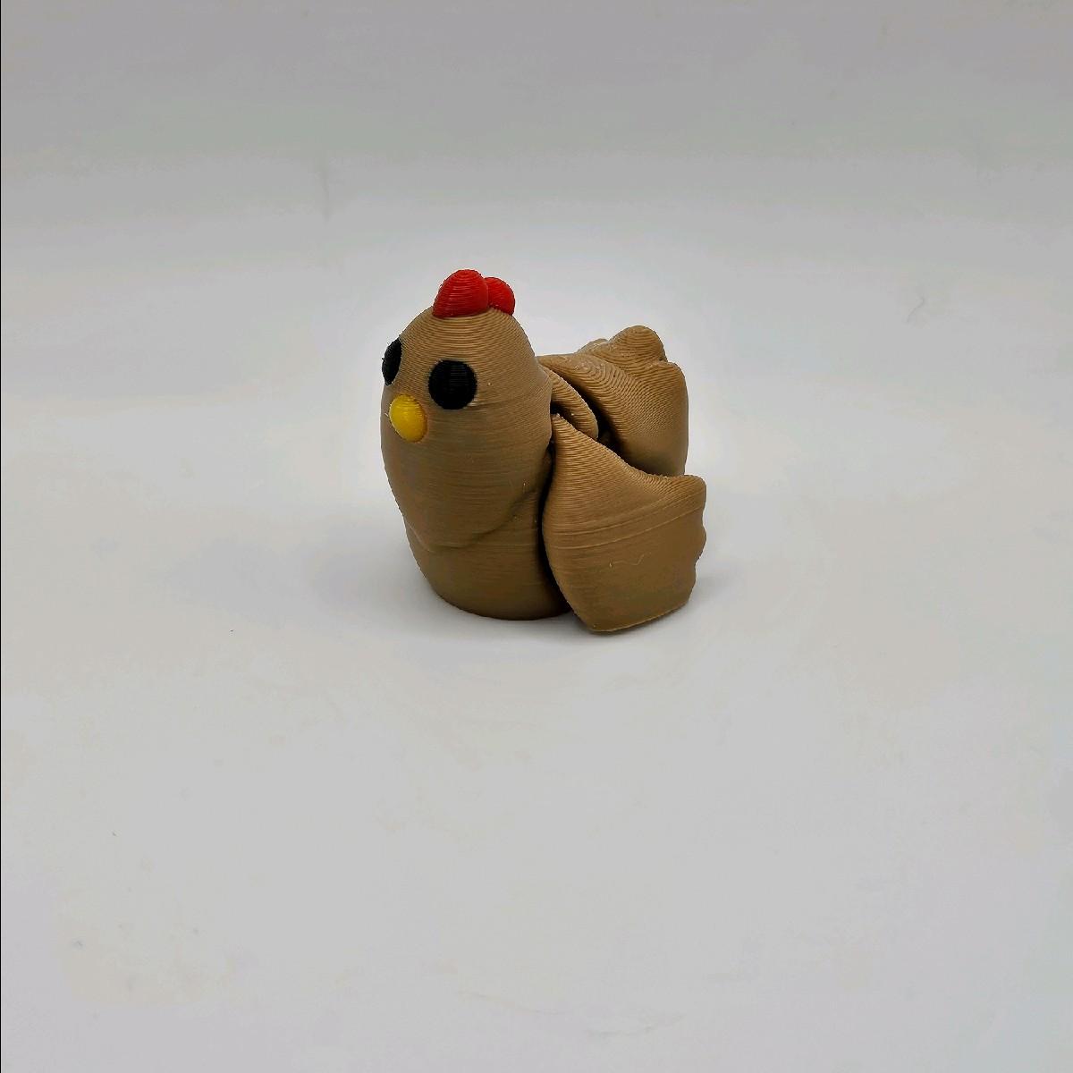 3D Printed Mini Animal Friends - Collectible Mini Figurines, Approximately 2 Inches Long, Plastic Material, Available in Various Colors