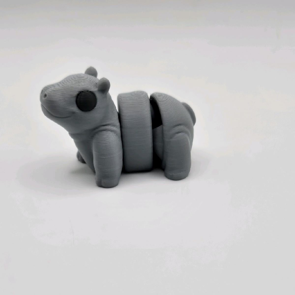 3D Printed Mini Animal Friends - Collectible Mini Figurines, Approximately 2 Inches Long, Plastic Material, Available in Various Colors