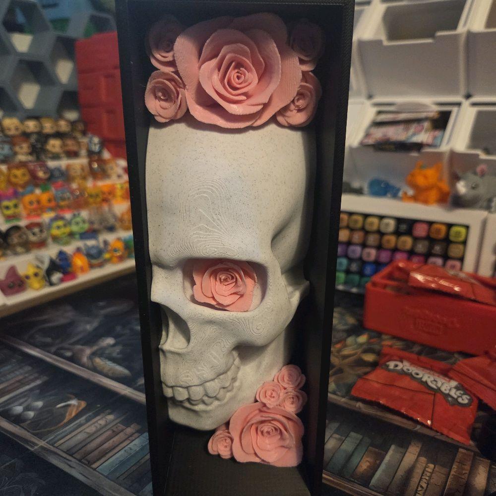 Skull and Rose Book Nook