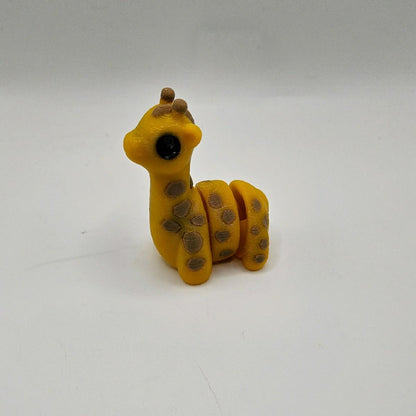 3D Printed Mini Animal Friends - Collectible Mini Figurines, Approximately 2 Inches Long, Plastic Material, Available in Various Colors