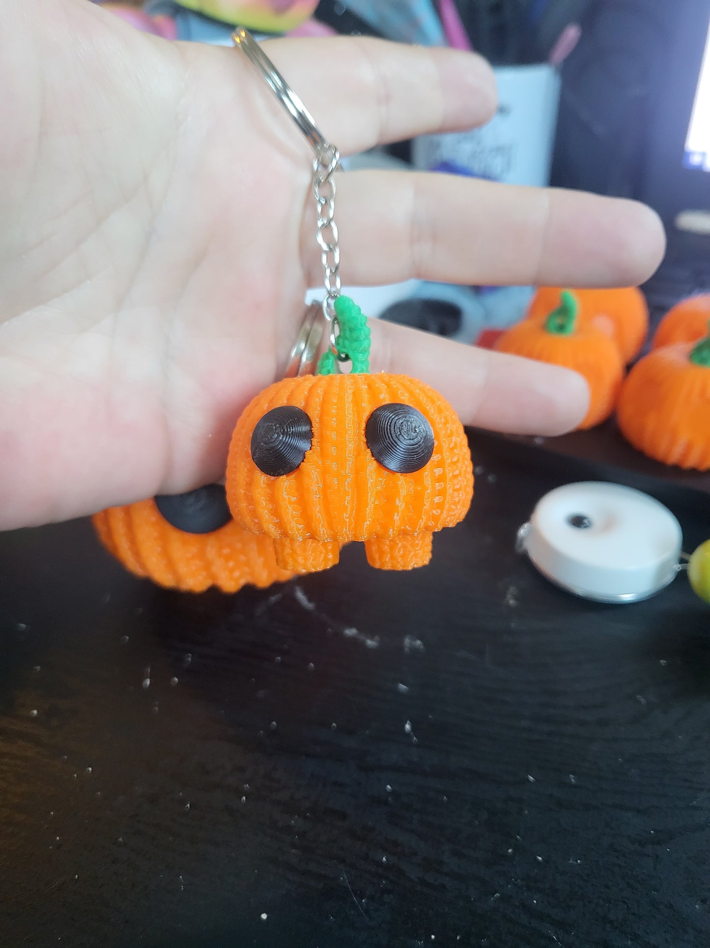 3d printed faux crochet pumpkin