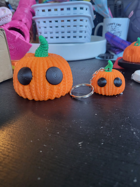 3d printed faux crochet pumpkin