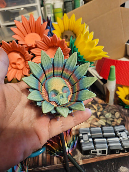 Sunflower Statues - Elegant Floral Statues with Natural Finish, Ideal for Home Decor and Gifts