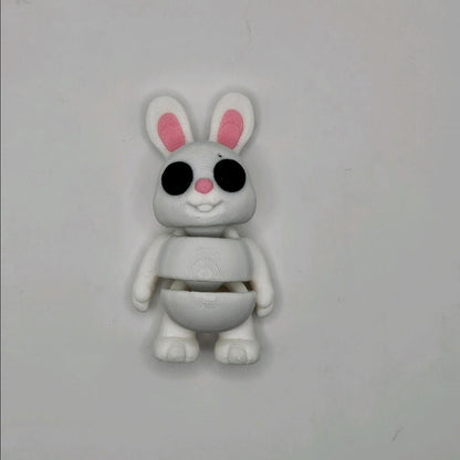 3D Printed Mini Animal Friends - Collectible Mini Figurines, Approximately 2 Inches Long, Plastic Material, Available in Various Colors
