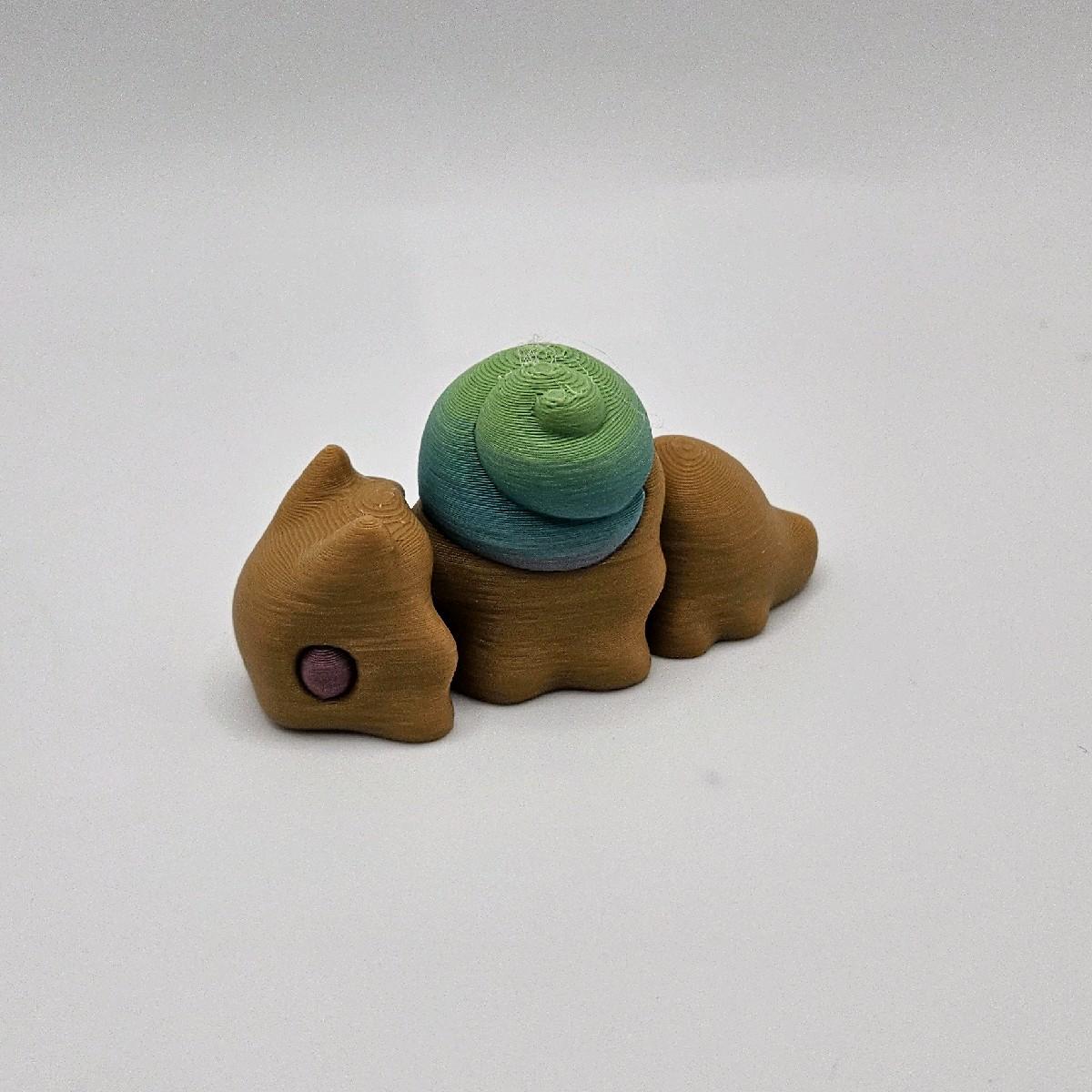 3D Printed Mini Animal Friends - Collectible Mini Figurines, Approximately 2 Inches Long, Plastic Material, Available in Various Colors