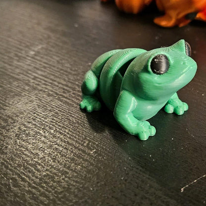 3D Printed Mini Animal Friends - Collectible Mini Figurines, Approximately 2 Inches Long, Plastic Material, Available in Various Colors
