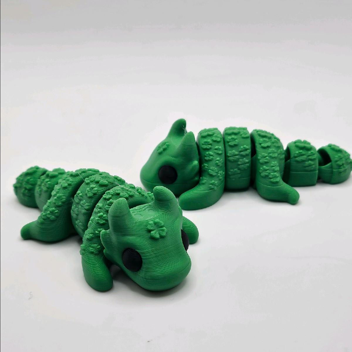 3D Printed Mini Animal Friends - Collectible Mini Figurines, Approximately 2 Inches Long, Plastic Material, Available in Various Colors