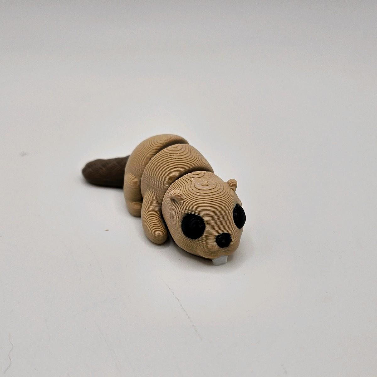 3D Printed Mini Animal Friends - Collectible Mini Figurines, Approximately 2 Inches Long, Plastic Material, Available in Various Colors