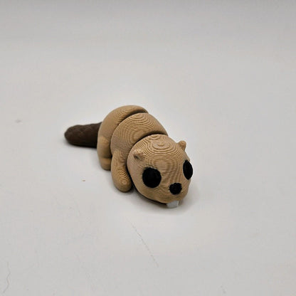 3D Printed Mini Animal Friends - Collectible Mini Figurines, Approximately 2 Inches Long, Plastic Material, Available in Various Colors