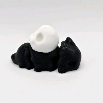 3D Printed Mini Animal Friends - Collectible Mini Figurines, Approximately 2 Inches Long, Plastic Material, Available in Various Colors