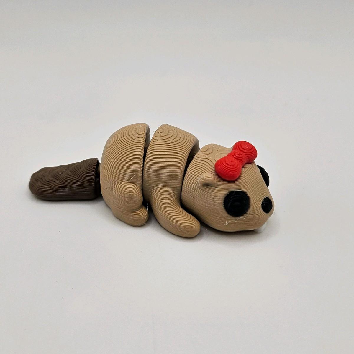 3D Printed Mini Animal Friends - Collectible Mini Figurines, Approximately 2 Inches Long, Plastic Material, Available in Various Colors