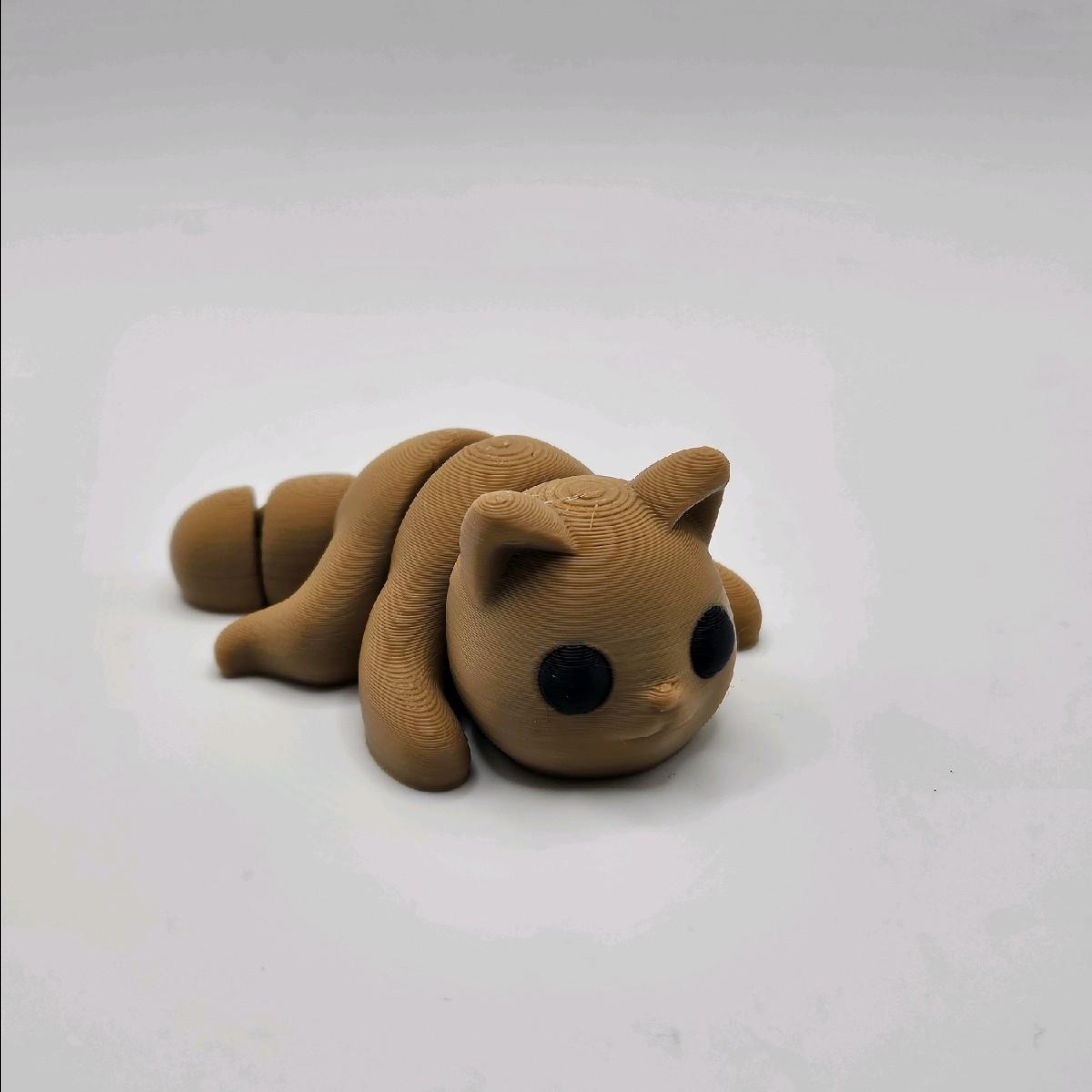 3D Printed Mini Animal Friends - Collectible Mini Figurines, Approximately 2 Inches Long, Plastic Material, Available in Various Colors