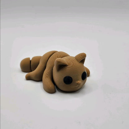 3D Printed Mini Animal Friends - Collectible Mini Figurines, Approximately 2 Inches Long, Plastic Material, Available in Various Colors