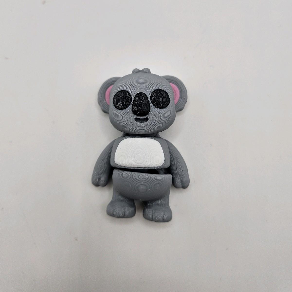 3D Printed Mini Animal Friends - Collectible Mini Figurines, Approximately 2 Inches Long, Plastic Material, Available in Various Colors