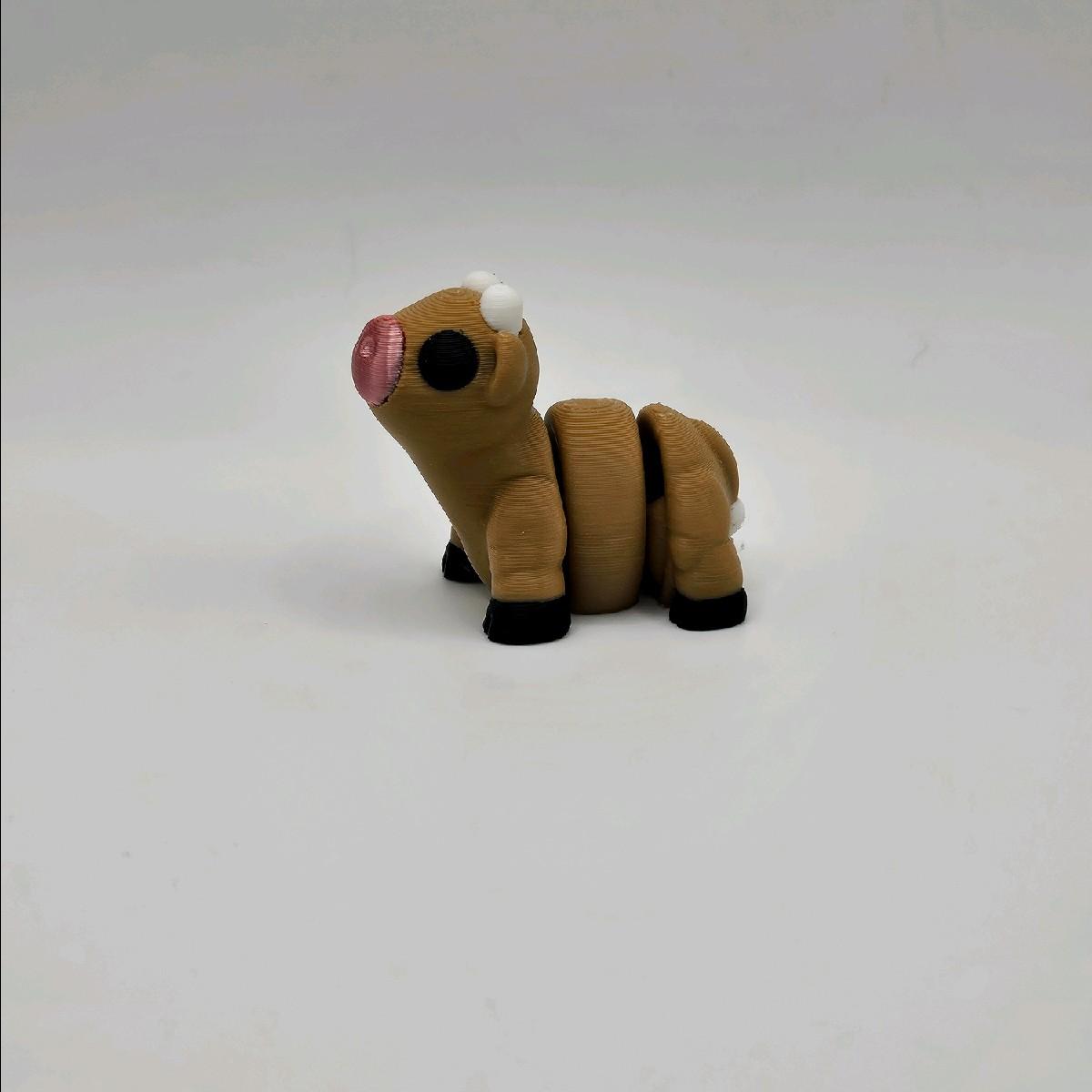 3D Printed Mini Animal Friends - Collectible Mini Figurines, Approximately 2 Inches Long, Plastic Material, Available in Various Colors